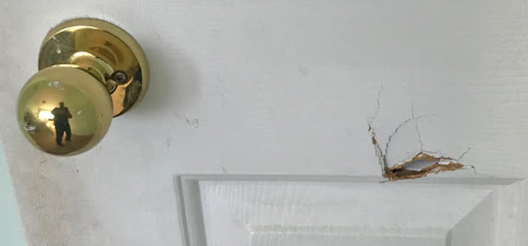 interior door hole repair Malibu